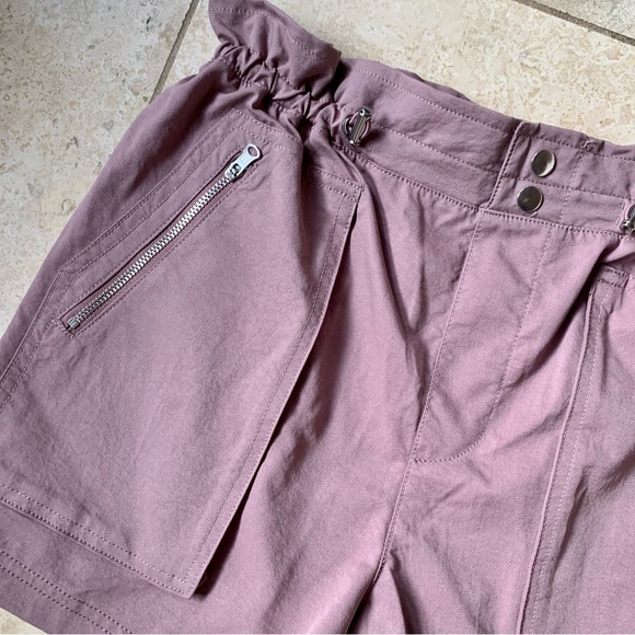 NWT Calia Journey Collection High-Rise Relaxed Fit Shorts Hazy Plum Paperbag S - Picture 5 of 11